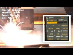 60kW ফাইবার লেজার কাটিং (থান্ডার সিরিজ) প্রদর্শন --- 20 মিমি কার্বন ইস্পাত কাটা